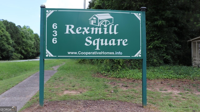 636 N Ave Unit 11E, Jonesboro, GA 30236 - view of community sign
