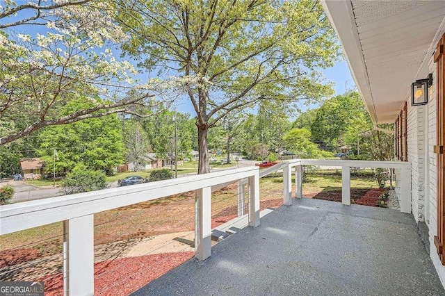 4201 Regal Ridge Rd, Austell, GA 30106 - balcony featuring view of wooded area