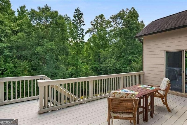 715 Creekside Bnd, Alpharetta, GA 30004 - view of wooden deck