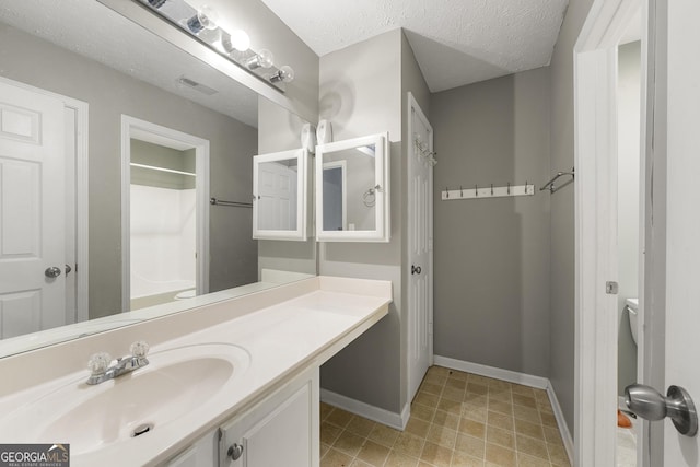 1995 Liberty Hts, Fairburn, GA 30213 - full bath featuring vanity, baseboards, a shower, and toilet