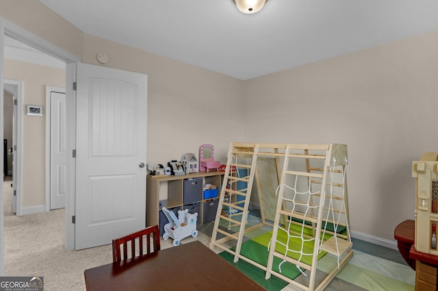 935 Abode Ave, Fort Stewart, GA 31313 - rec room with baseboards and carpet