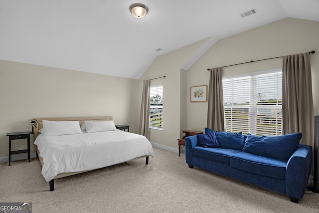 935 Abode Ave, Fort Stewart, GA 31313 - carpeted bedroom featuring lofted ceiling and baseboards