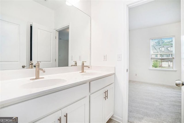 3514 Ambassador Aly, Scottdale, GA 30079 - bathroom featuring double vanity and baseboards