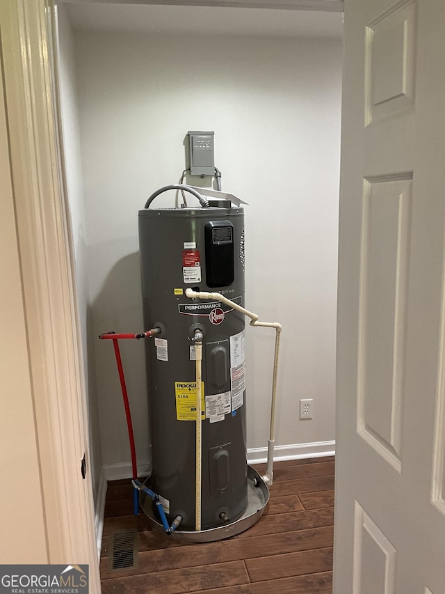 1776 Smokey Rd, Lagrange, GA 30241 - utility room with heat pump water heater