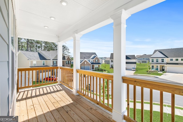 411 Riverclub Rd, Acworth, GA 30101 - porch featuring a residential view