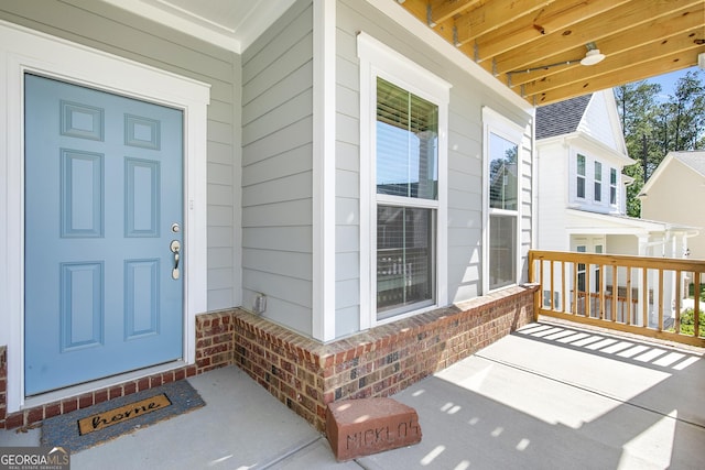 411 Riverclub Rd, Acworth, GA 30101 - entrance to property with a porch