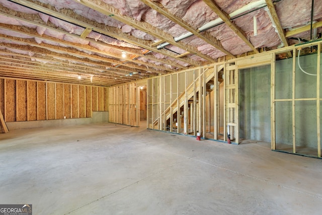 411 Riverclub Rd, Acworth, GA 30101 - view of unfinished below grade area