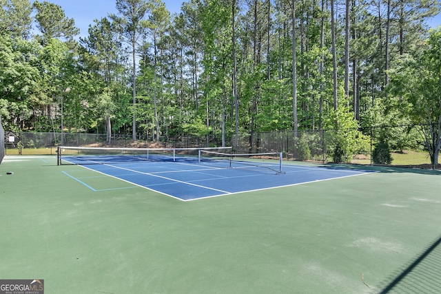 411 Riverclub Rd, Acworth, GA 30101 - view of tennis court
