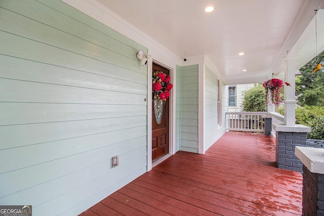 1292 Eubanks Ave, East Point, GA 30344 - view of wooden porch