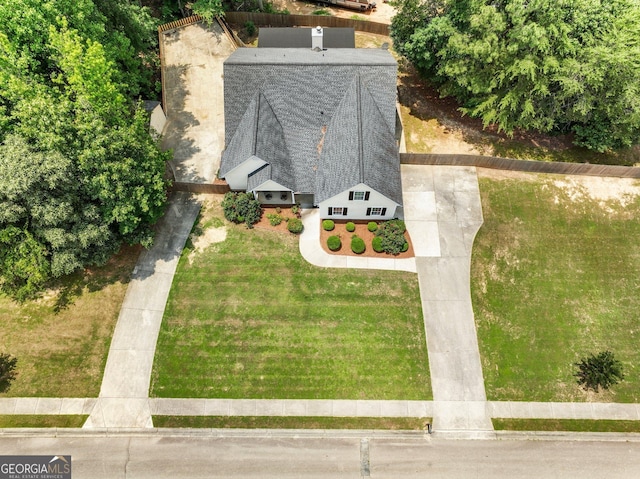 6439 Mossy Boulder Dr, Flowery Branch, GA 30542 - aerial view of property and surrounding area