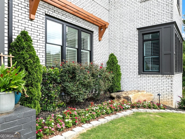 5832 Lula Bridge Ln, Braselton, GA 30517 - view of side of property with brick siding