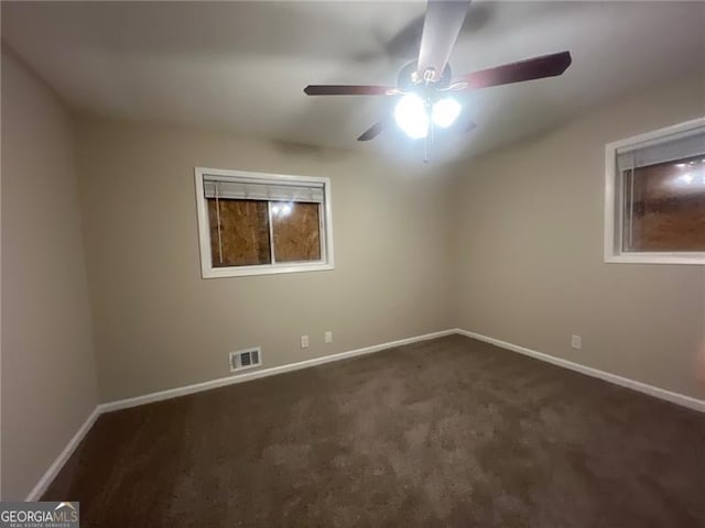 2785 Battle Forrest, Decatur, GA 30034 - unfurnished room with ceiling fan, carpet flooring, and baseboards
