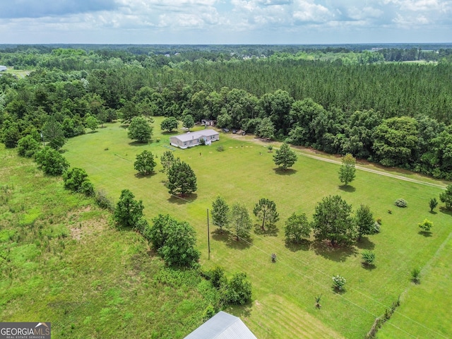 6162 Ayrin Brooke Ln, Blackshear, GA 31516 - bird's eye view of a heavily wooded area