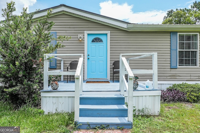 6162 Ayrin Brooke Ln, Blackshear, GA 31516 - entrance to property with a deck
