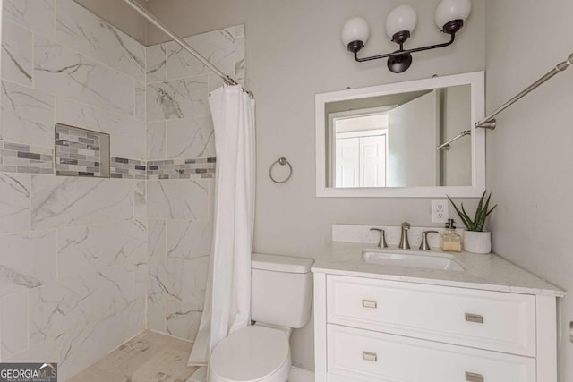 975 Dill Ave SW, Atlanta, GA 30310 - full bathroom featuring vanity and tiled shower