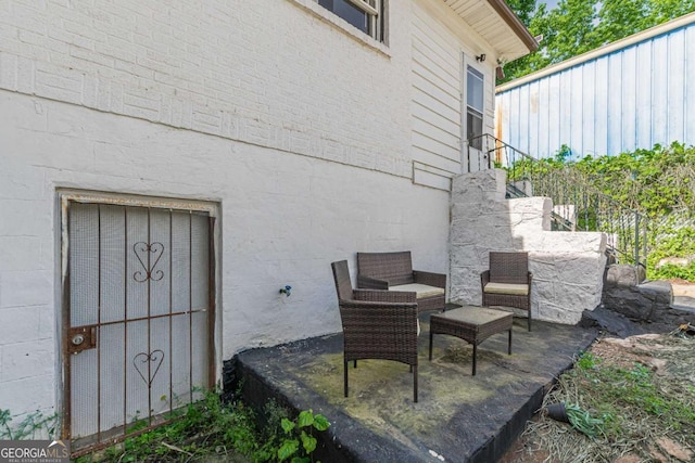 975 Dill Ave SW, Atlanta, GA 30310 - view of patio with stairs