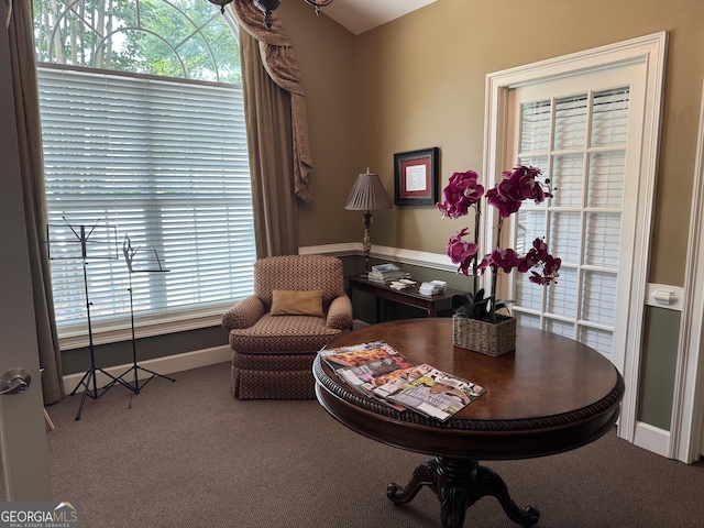 140 Rehobeth Way, Fayetteville, GA 30214 - sitting room featuring carpet flooring and baseboards