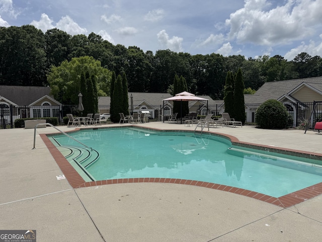 140 Rehobeth Way, Fayetteville, GA 30214 - community pool featuring a patio area