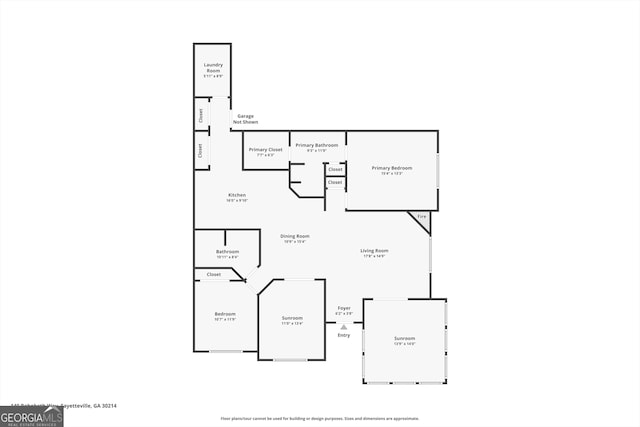 140 Rehobeth Way, Fayetteville, GA 30214 - view of property floor plan