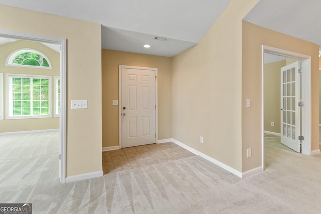 140 Rehobeth Way, Fayetteville, GA 30214 - foyer featuring carpet floors and recessed lighting