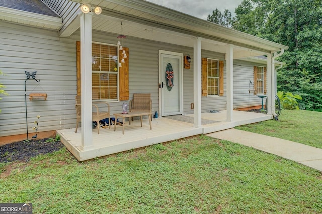 527 Malcom Rd, Covington, GA 30014 - porch with a lawn