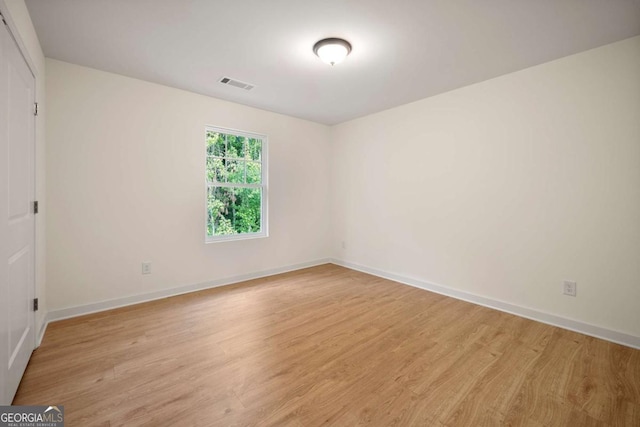 4095 Oriole Ln, Fairburn, GA 30213 - spare room featuring light wood-style flooring and baseboards