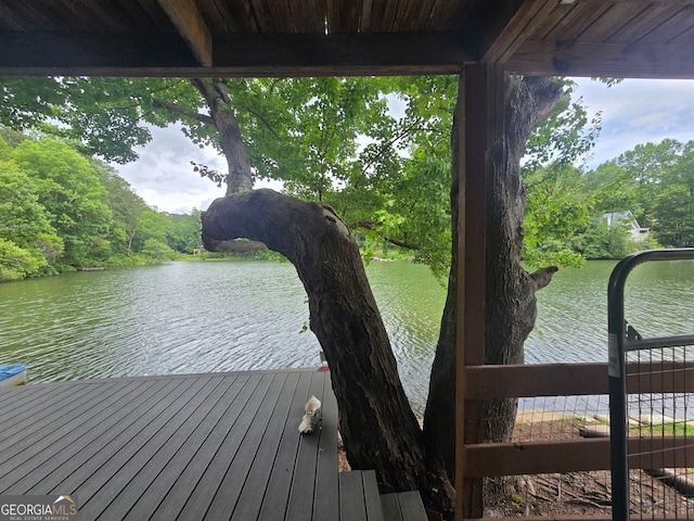 1151 Twin Mountain Lakes Cir, Talking Rock, GA 30175 - dock featuring a water view