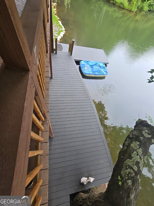 1151 Twin Mountain Lakes Cir, Talking Rock, GA 30175 - dock area with a water view