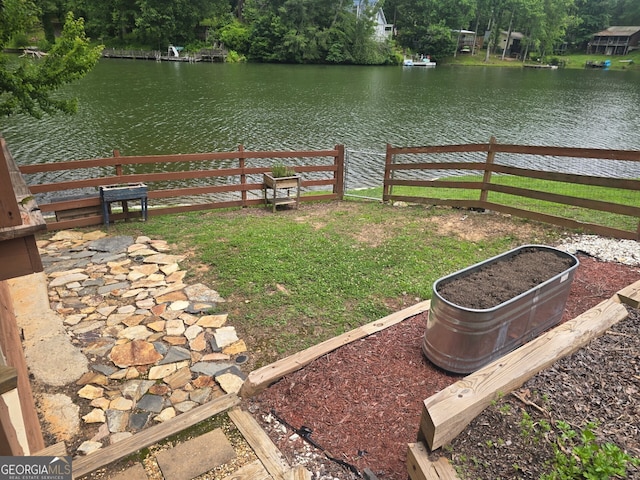 1151 Twin Mountain Lakes Cir, Talking Rock, GA 30175 - view of yard featuring a water view