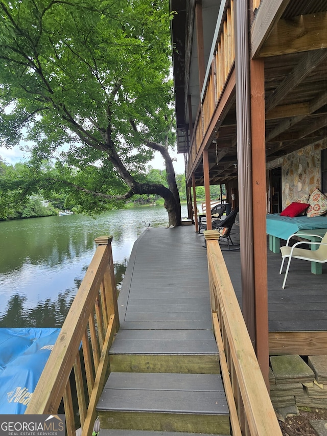 1151 Twin Mountain Lakes Cir, Talking Rock, GA 30175 - dock with a water view