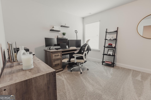 82 Castlemoor Loop, Adairsville, GA 30103 - home office with carpet floors and baseboards
