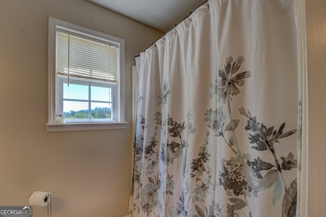 637 Lakeview Dr, Newborn, GA 30056 - full bath featuring a shower with shower curtain