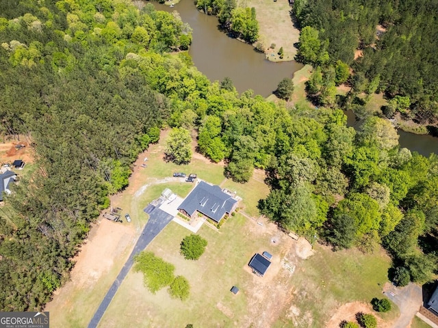 637 Lakeview Dr, Newborn, GA 30056 - aerial view of property and surrounding area with a nearby body of water