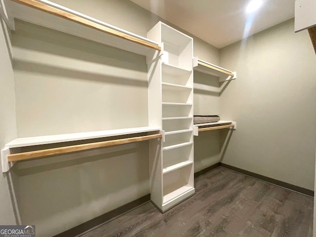 400 Mulberry Cir, Jasper, GA 30143 - walk in closet featuring dark wood finished floors