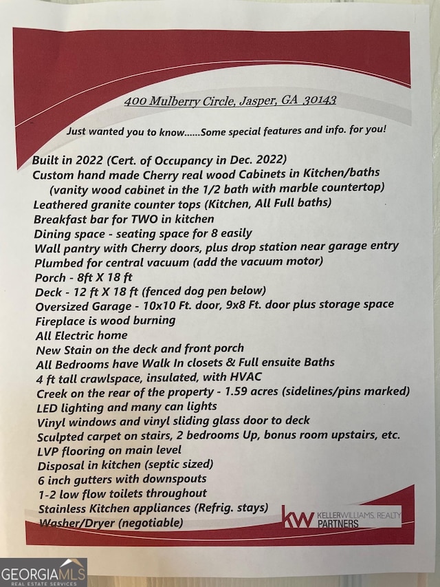 400 Mulberry Cir, Jasper, GA 30143 - view of miscellaneous property collateral