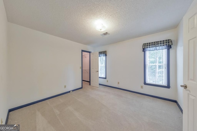 405 W Leslie Ct, Woodstock, GA 30188 - spare room with light carpet, a textured ceiling, and plenty of natural light