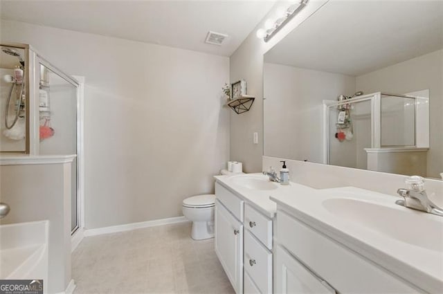 771 Tulip Poplar, Lawrenceville, GA 30044 - full bath with a stall shower, double vanity, and a bath
