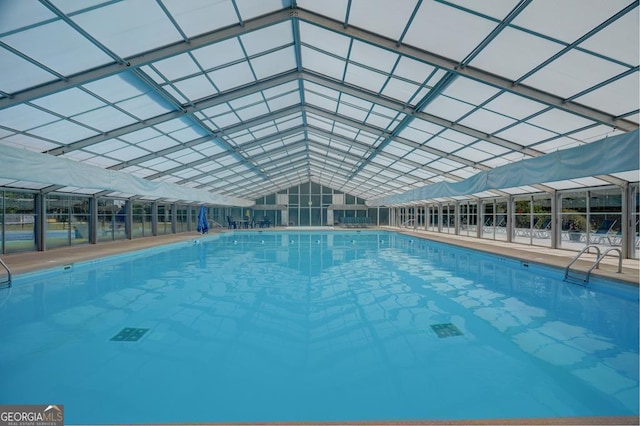 336 6th St, Ellijay, GA 30540 - view of indoor pool