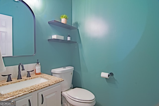 4336 Thorngate Ln, Acworth, GA 30101 - bathroom featuring toilet and vanity