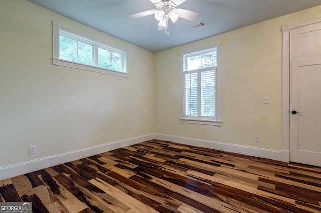 1000 Three Notch Rd, Buckhead, GA 30625 - empty room featuring dark wood-style flooring, plenty of natural light, and baseboards