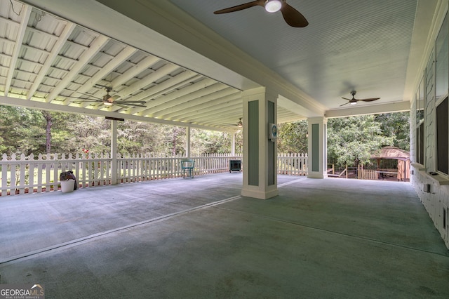 1000 Three Notch Rd, Buckhead, GA 30625 - view of patio featuring ceiling fan