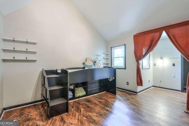 3493 Wood Acres Blvd, Duluth, GA 30096 - interior space with lofted ceiling and wood finished floors
