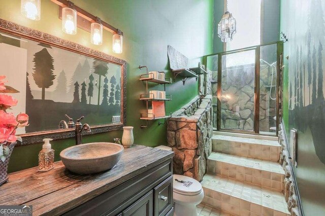 3493 Wood Acres Blvd, Duluth, GA 30096 - bathroom with toilet and vanity