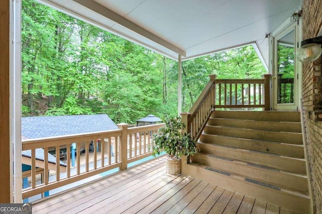 3493 Wood Acres Blvd, Duluth, GA 30096 - view of wooden deck