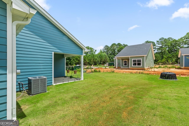 118 Lenox Cir, Lagrange, GA 30241 - view of grassy yard with central AC