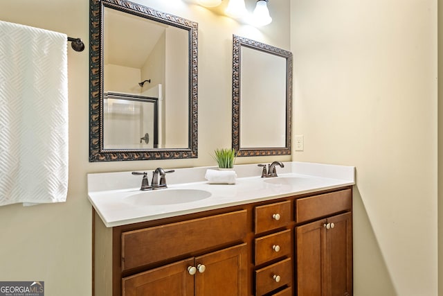 4540 Fourth Rail Ln, Cumming, GA 30040 - full bath with double vanity and a shower