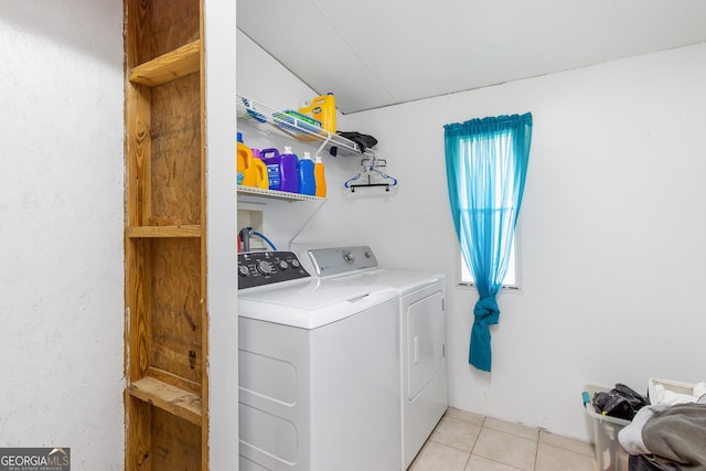 294 Birch Rd, Franklin, GA 30217 - laundry area featuring independent washer and dryer and light tile patterned floors