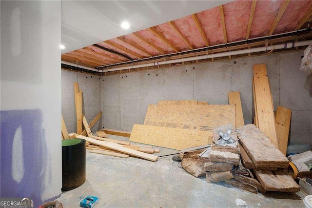 373 Lakecrest Cir SW, Calhoun, GA 30701 - view of unfinished below grade area