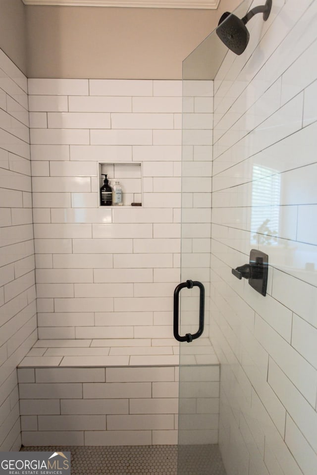 1032 Switchgrass Dr, Statham, GA 30666 - bathroom featuring a shower stall