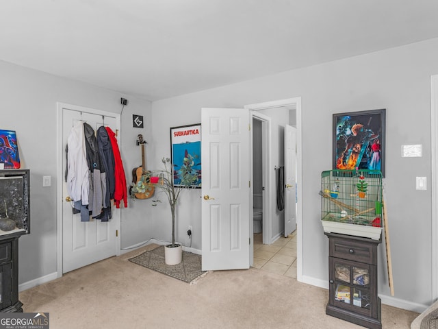 1613 Brolington Ct, Conyers, GA 30013 - bedroom with carpet flooring and a closet